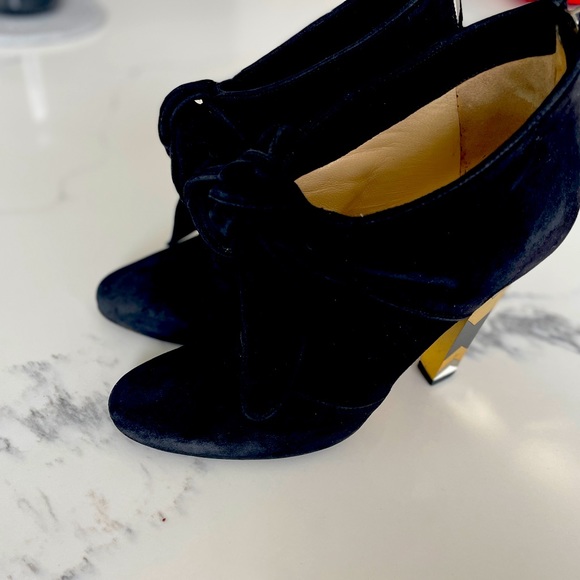 Jimmy Choo Suede Erica ankle boots size 7 $300 - Picture 5 of 6